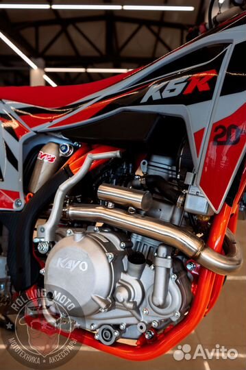 Мотоцикл кроссовый kayo K6-R KYB 250 (NC250SR) FCR