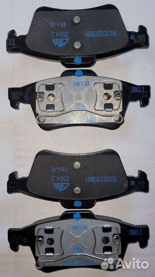 Тормозные колодки Renault Laguna 2