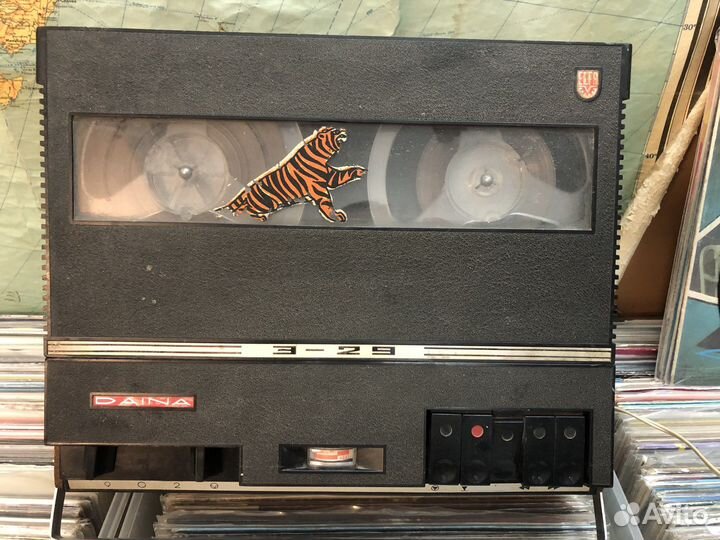 Магнитофон катушечный.Дайна (daina) elfa