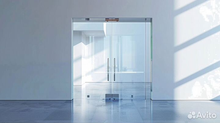 Стеклянная дверь от производителя