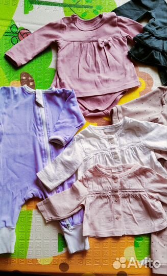 Пакет фирменной детской одежды для девочки 56-68