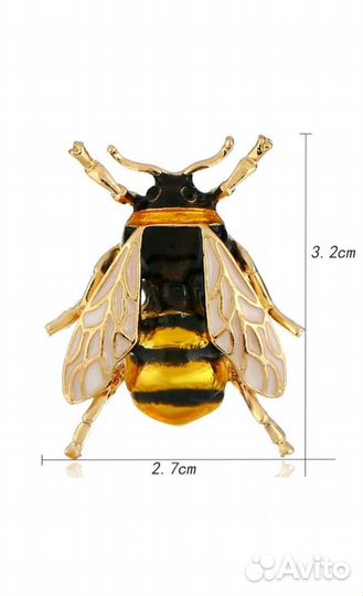 Брошь пчела / пчёлка