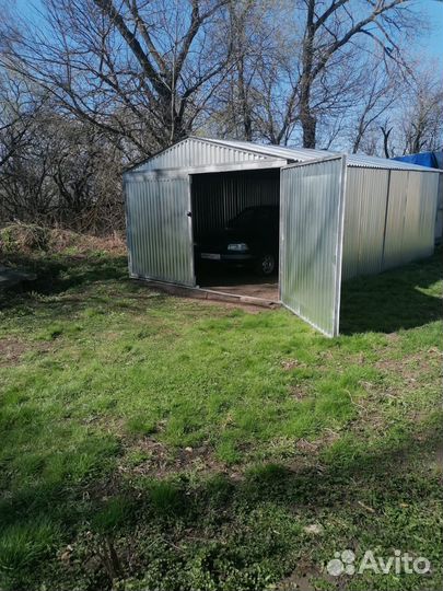 Гараж-пенал односкатный