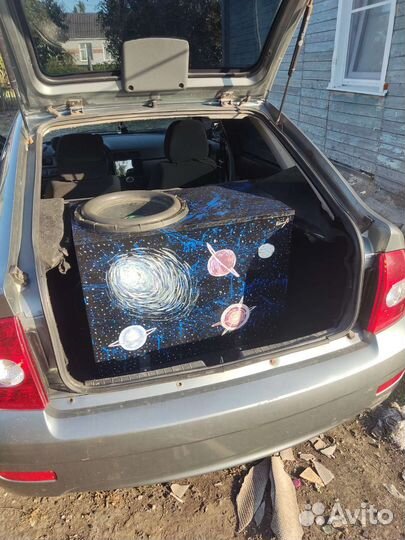 Сабвуфер, короб и моноблок комплект