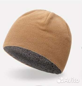 Шапка зимняя мех+флис (разные цвета)