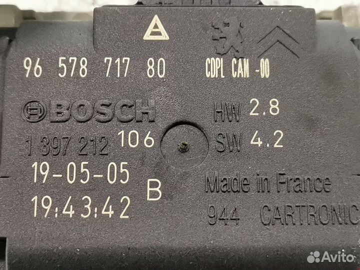 Датчик дождя Peugeot 607 рест. 2005 9657871780