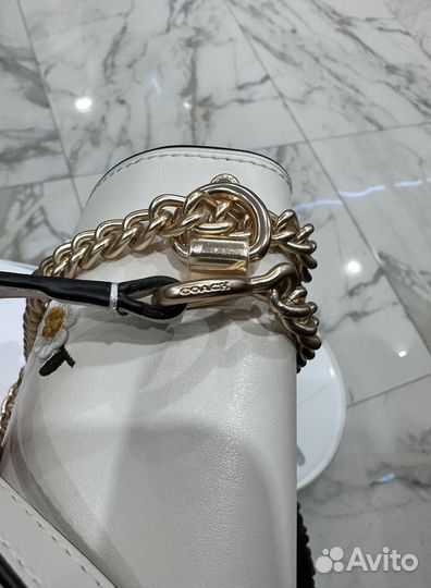 Сумка coach с ромашкой