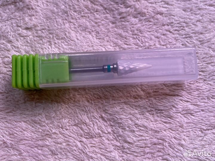 Фреза длч маникюра зеленая