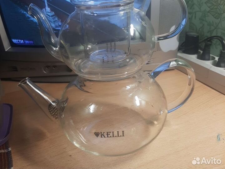 Чайник заварочный стеклянный