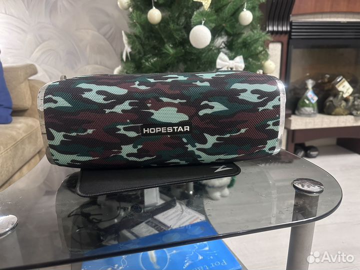Портативная колонка hopestar(bluetooth + флэшка)
