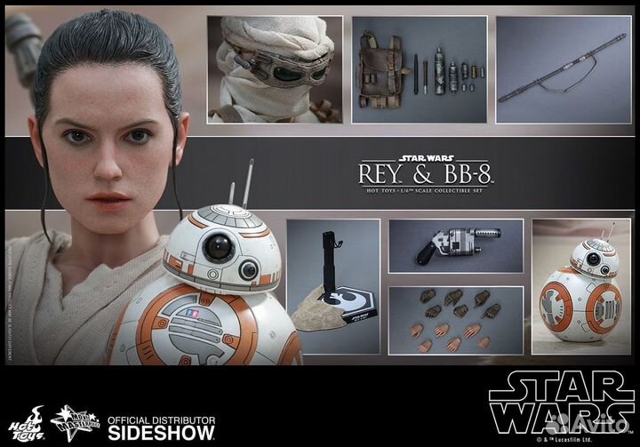 Hot Toys MMS337 Star Wars Rey and BB - 8