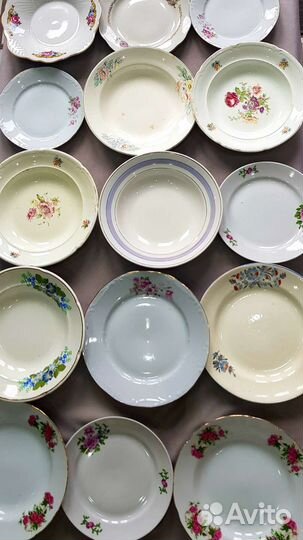 Тарелки СССР много