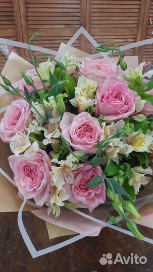 Цветы розы букет