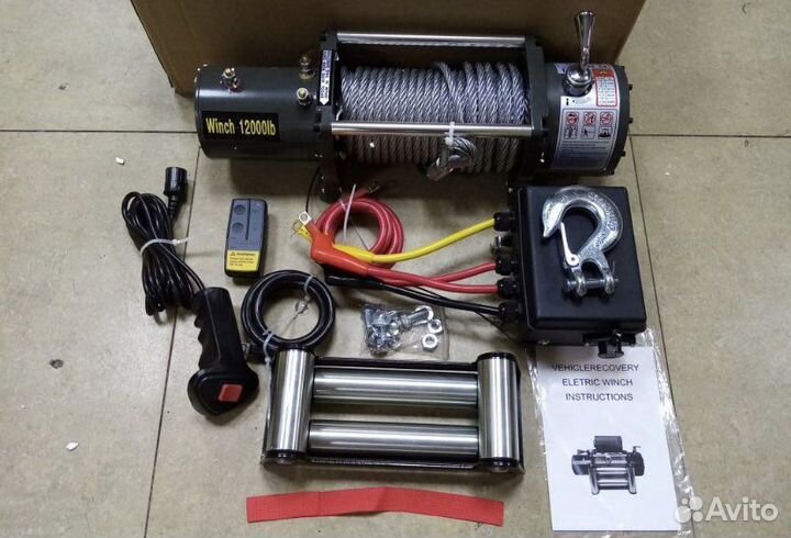 Лебедка electric winch 12000-5,5 тонн