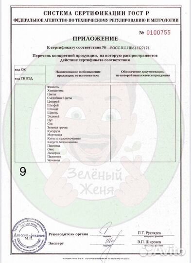 Семена микрозелени Горчица Белая