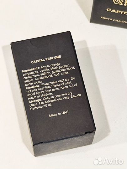 Духи capital MEN'S fragrance несущий store