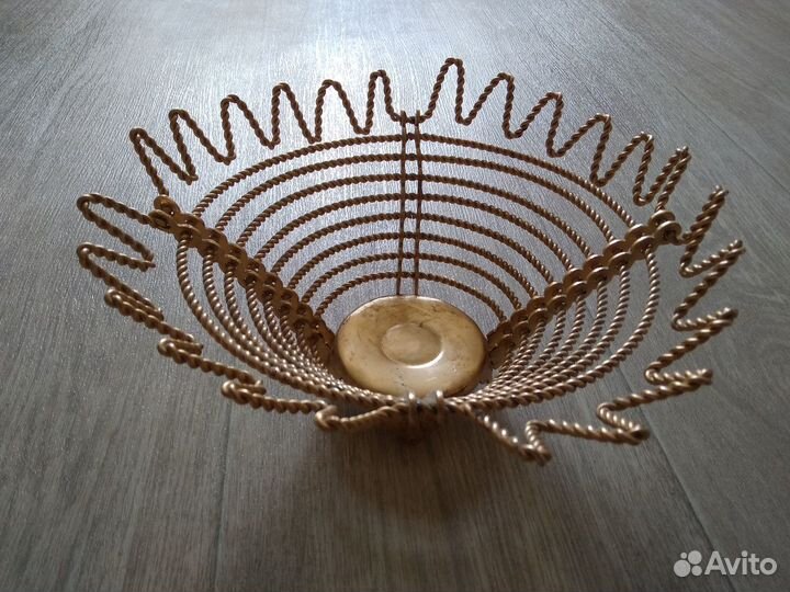 Корзинка из проволоки СССР, б/у