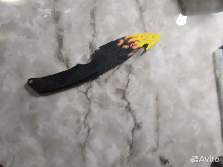 Нож дерево кастом