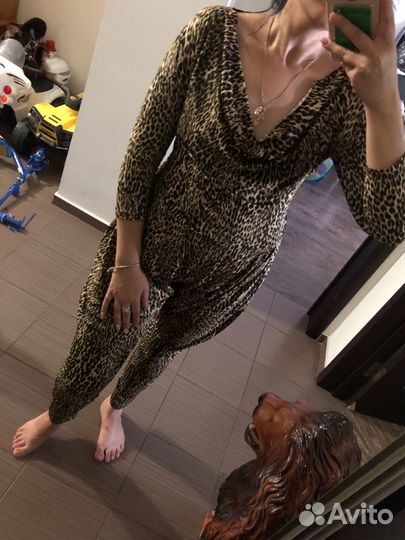 Комбинезон леопардовый