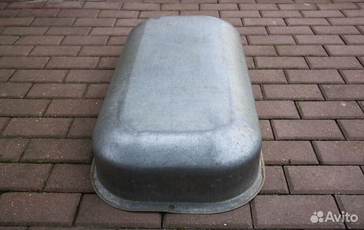 Корыто большое старое Корытце старинное жестяное№3