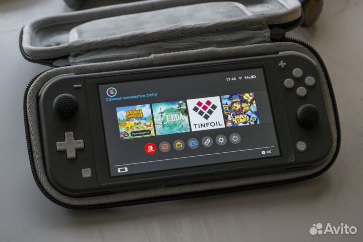 Прошитый Nintendo switch lite