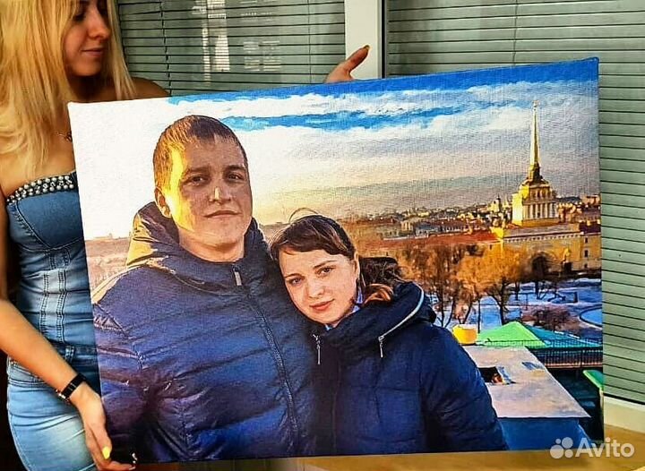 Белгород. Портрет на холсте по фото