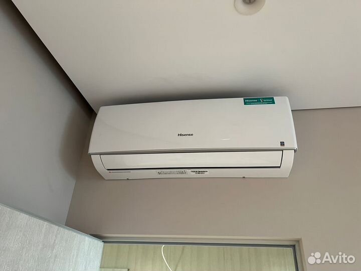 Установка кондиционера.Закладка трассы