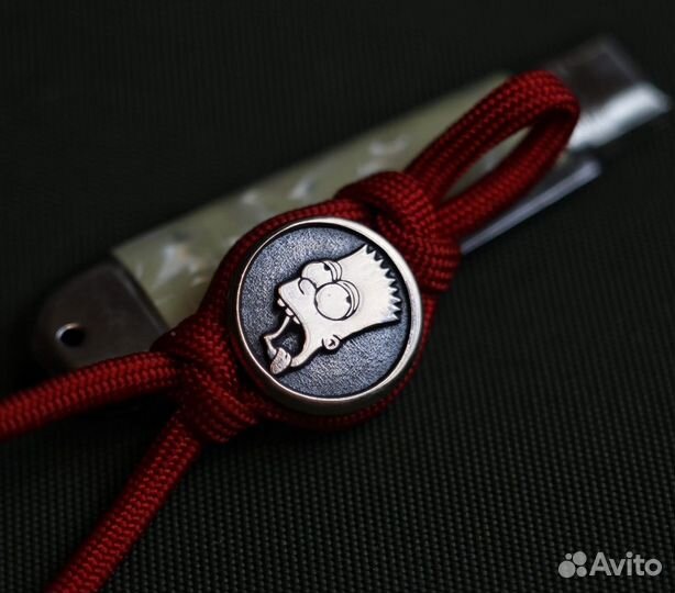 Темлячная бусина барт симпсон