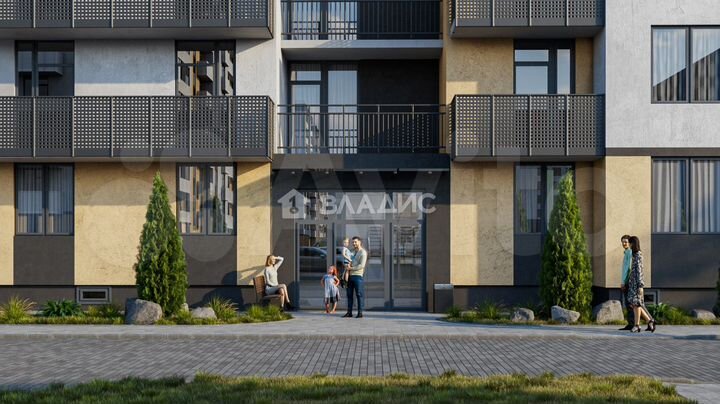 1-к. квартира, 34 м², 1/9 эт.