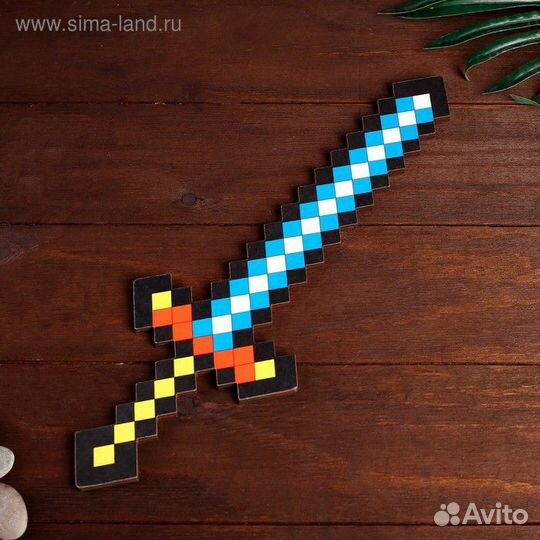 Деревянное оружие «Керамбит, пиксель»