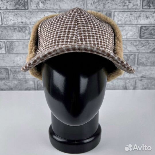 Кепка Ушанка большого размера
