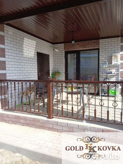 Кованые перила на крыльцо