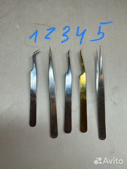 Пинцеты для наращивания ресниц