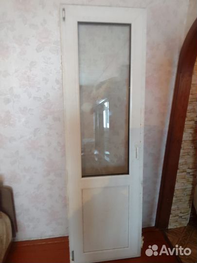 Дверь балконная пвх бу