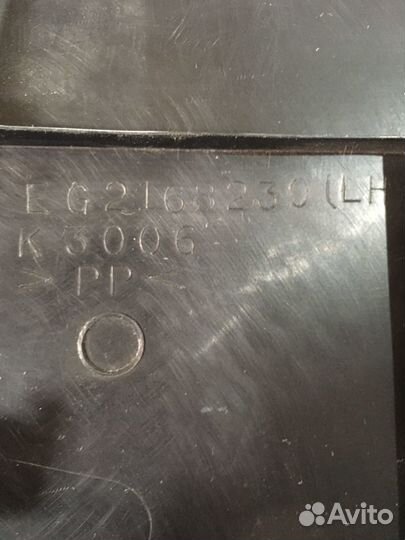 Обшивка стойки центральная нижняя левая (EG2168230