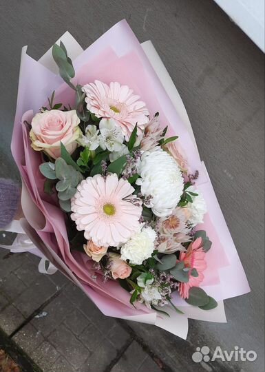 Живые цветы букеты