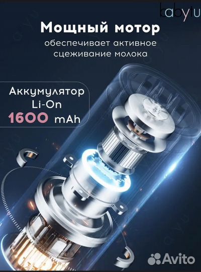 Молокоотсос электрический портативный