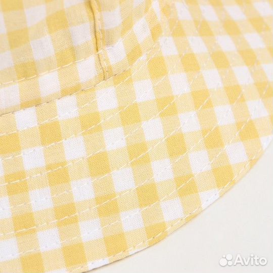 2 шт. Панама детская, цвет жёлтый, размер 46-48