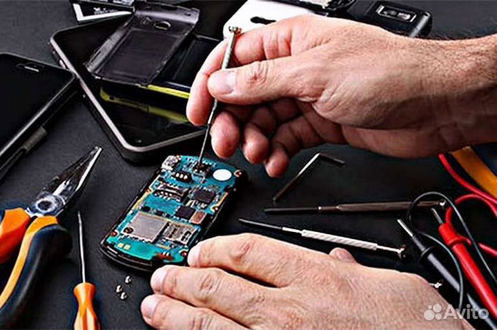 Ремонт телефонов iPhone, Samsung, Huawei