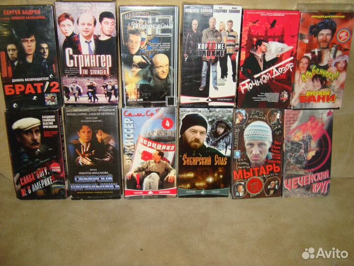 Видеокасеты подборка 60 шт
