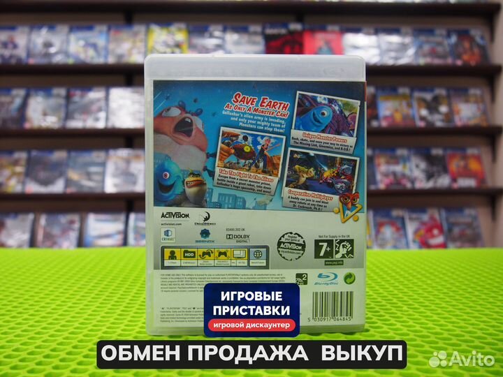 Игра для PlayStation 3 Monsters vs. Aliens Б/у