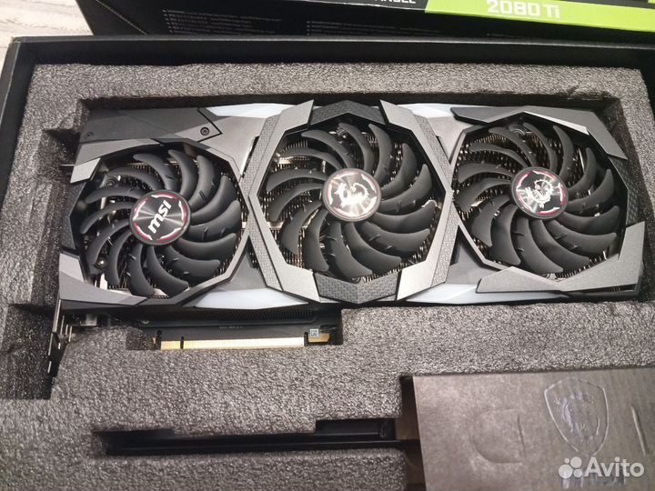 Видеокарта MSI RTX 2080 Ti gaming X trio 11Gb