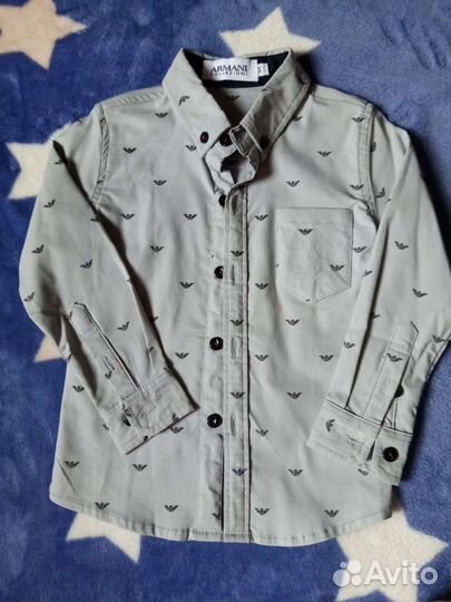 Рубашка армани детская