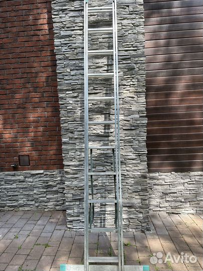 Лестница раздвижная алюминиевая