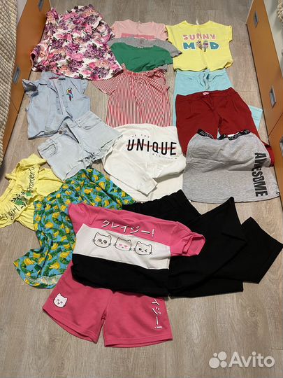 Вещи пакетом на девочку 9-10 лет