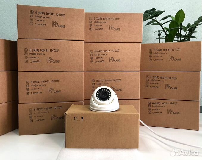 Wifi 2мп внутренняя купольная камера + 64гб