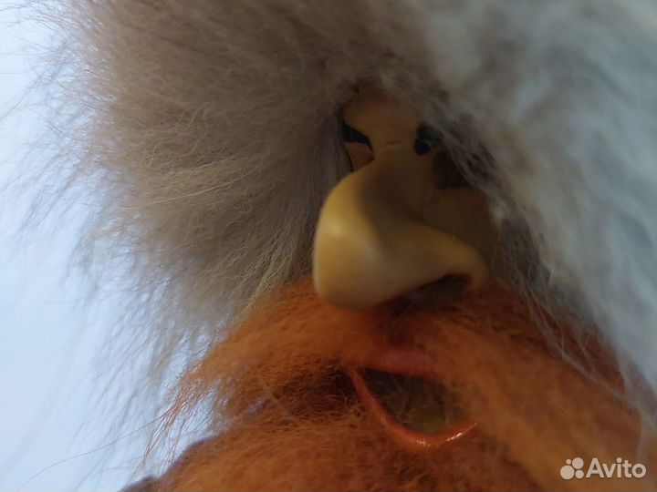 Сувенирная интерьерная кукла джигит на осле 34 см