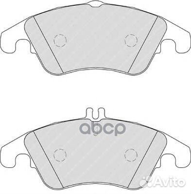Колодки тормозные перед mercedes W204/C204/S204