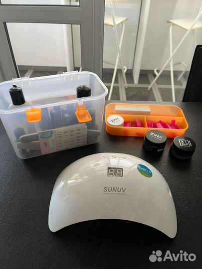 Уф лампа для ногтей и все для покрытия