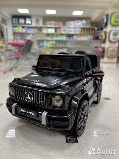 Электромобиль детский Mersedes Benz G63 гелик новы